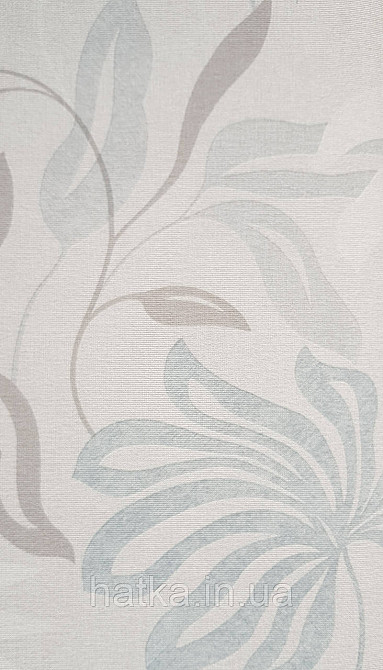 Обои виниловые на флизелине Grandeco Universe метровые листья монстеры голубые коричневые серые белые Киев - изображение 1