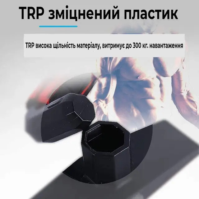 Упори для віджимань Power System PS-4108 фітнес-аксесуар для тренування м'язів верхньої частини тіла Київ - фото 8