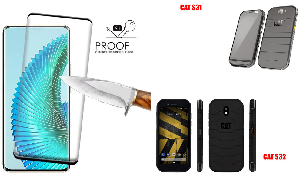 Защитное стекло HyperGlass Pro для CAT S31, CAT S32 – максимальная чувствительность и защита Киев - изображение 1