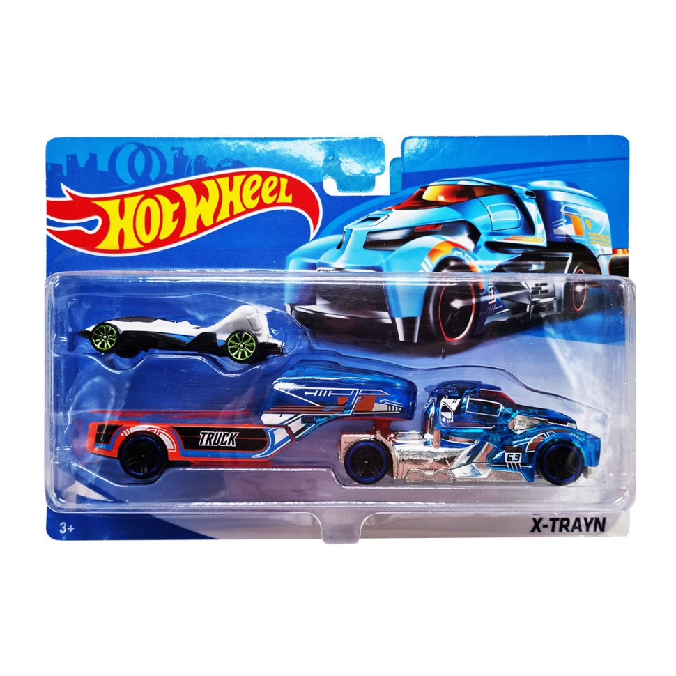 Детский игровой набор машинок T-P771-1(White) с трейлером Винница - изображение 1