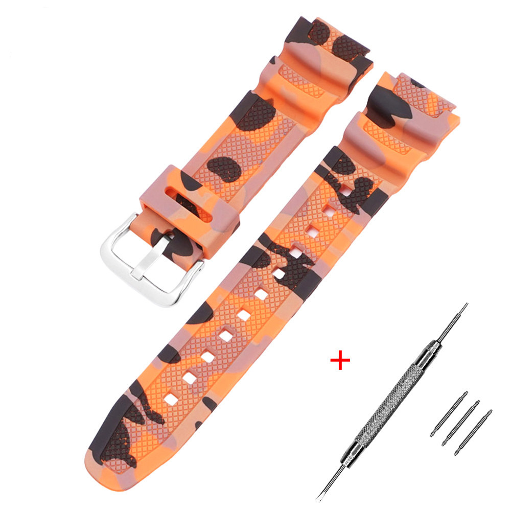 Ремешок для Casio G-Shock AQ-S800/AE-1200 Camo Orange SL SBR Киев - изображение 1