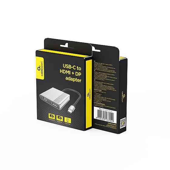 Док-станція Cablexpert USB-C 3-в-1 (A-CM-HDMIFDPF-01) ( 23236 ) Харків