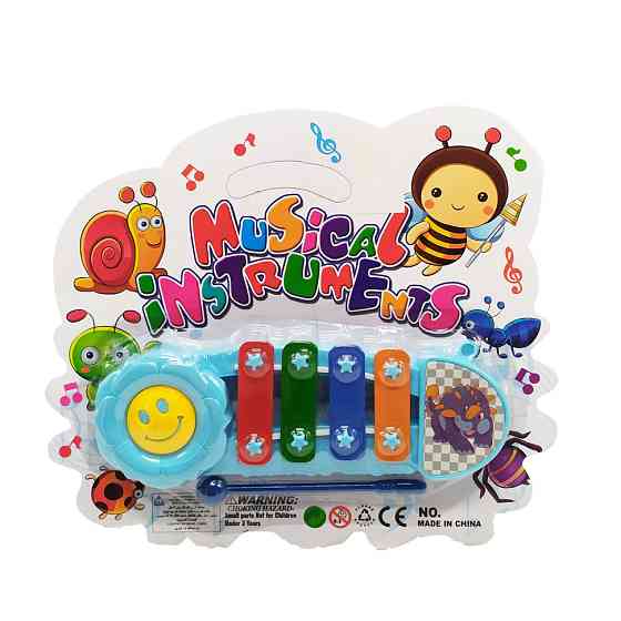 Музыкальная игрушка Ксилофон Y9093, 16 см Голубой Винница