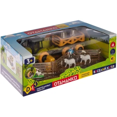 Ігровий набір Otamanko Веселий хутір (трактор із причепом, фермер із вівцями та курми) (8807) Вінниця - фото 8