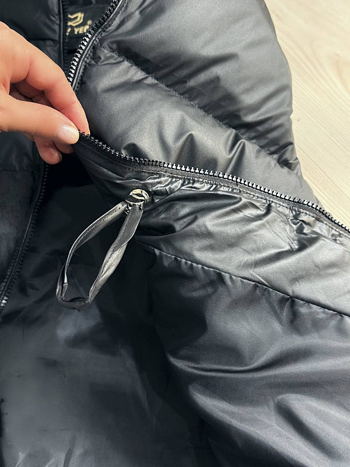 Жилетка женская Lady Yep 10006 длинная с затяжкой на талии черная, черный, 46 Киев - изображение 17