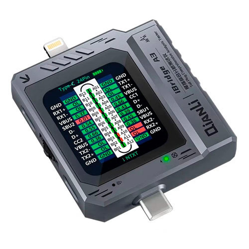 Тестер живлення QianLi iBridge A3 для Type-C та Lightning Київ - фото 13