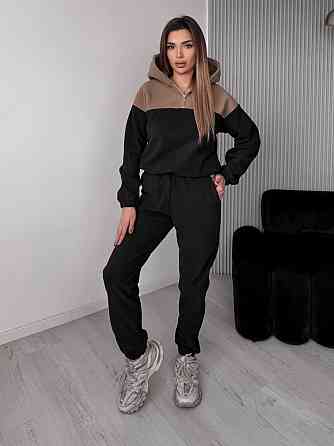 Женский теплый костюм двухцветный Одесса