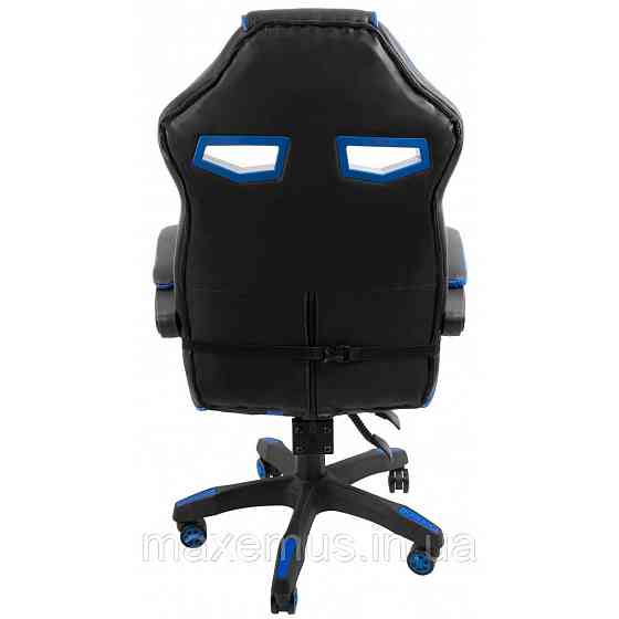 Геймерское раскладное кресло игровое для приставки профессиональное стул компьютерный Bonro B 827 синий Мостиска