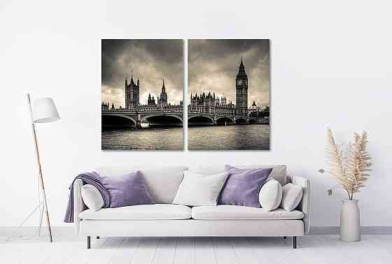 Модульная картина в гостиную / спальню   Велика Британія  TLV-2_065 90x132 см Київ