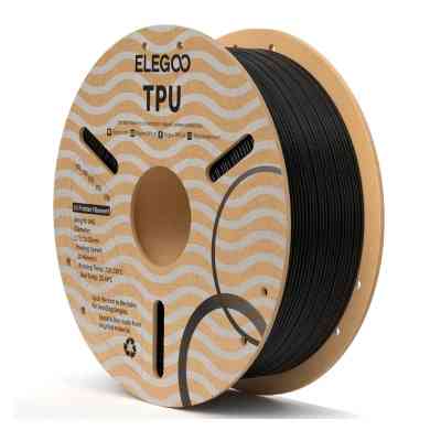 Пластик для 3D-принтера ELEGOO TPU 1кг, 1.75мм, black (50.203.0567) Вінниця