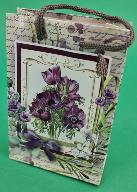 Пакет бумажный подарочный  МИНИ 8*12*3.5 арт11 (12 шт) Харьков - изображение 1