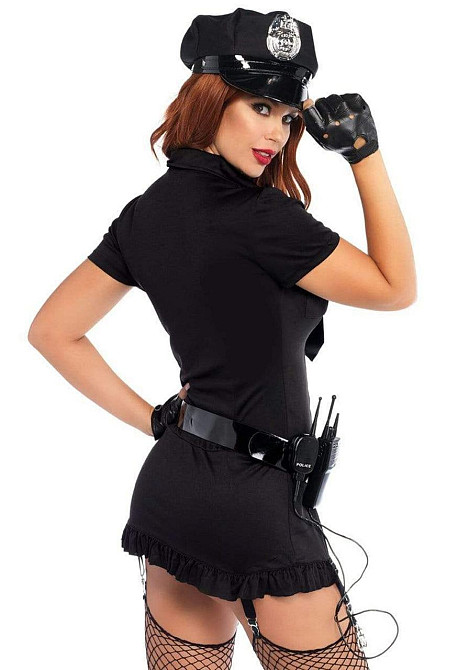 Еротичний костюм поліціянтки Leg Avenue Dirty Cop S/M, 6 предметів Sex Aura Київ - фото 2