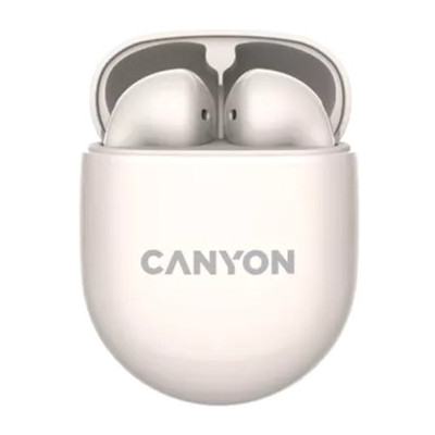 Наушники Canyon TWS-6 Beige (CNS-TWS6BE) Винница - изображение 1
