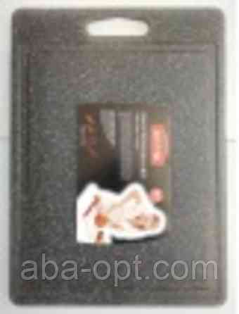 Дошка обробна пластикова чорний граніт 33 х 22 х 0,5 см Тіа (шт) Одеса