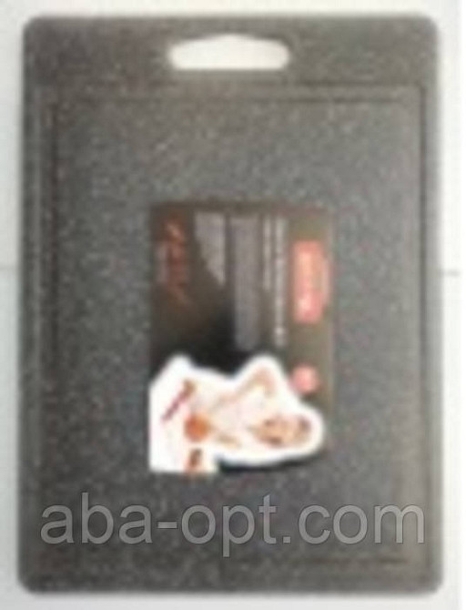 Доска разделочная пластиковая черный гранит 33 х 22 х 0.5 см Тиа (шт).Aba-Opt Одесса - изображение 1