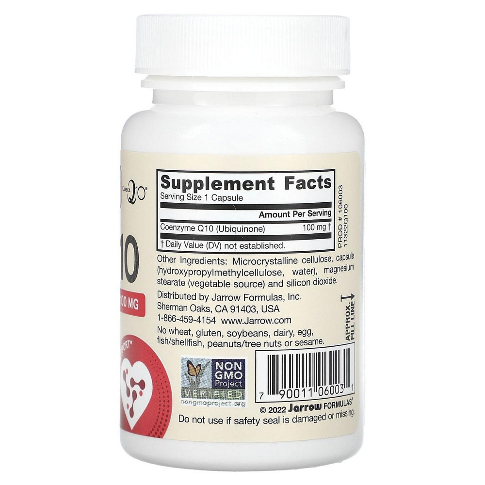 Коензим Q10 Jarrow Formulas Co-Q10 100 мг 60 капсул Київ - фото 2