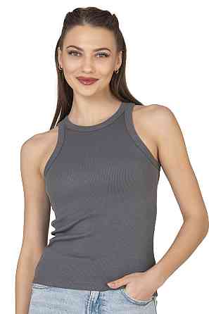 Женская майка-борцовка хлопок в рубчик - Ozkan 27464 XL Киев