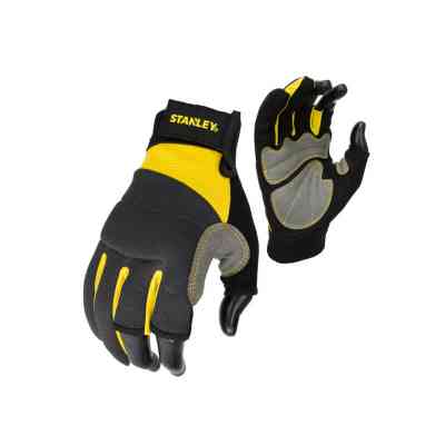Защитные перчатки Stanley частично открытые, размер L/9 с дополнительными накладками на ладони (SY650L) Винница