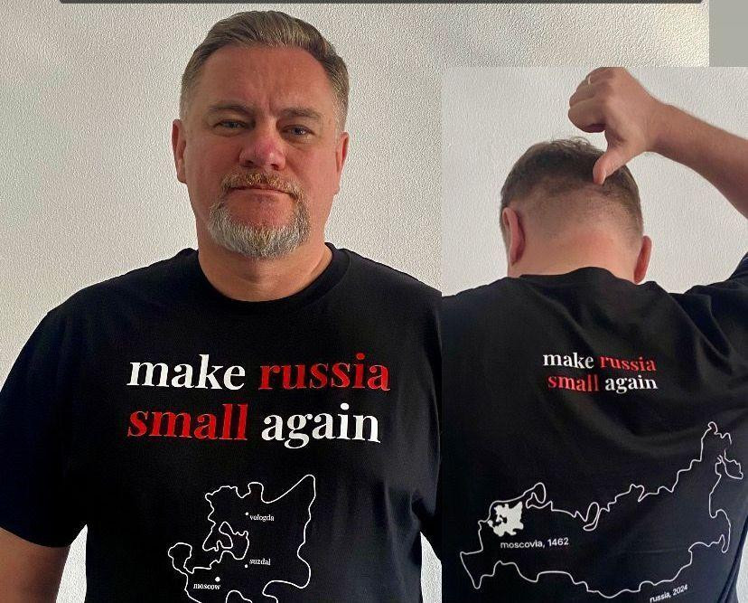 Футболка як у Зеленського "make russia small again" зробимо росію маленькою знову Чернівці - фото 2