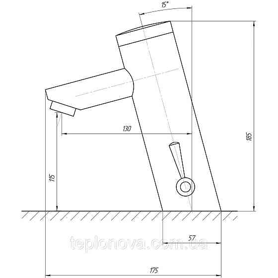 Смеситель инфракрасный для умывальника TREMOLADA TREMO-8503 BATTERY Черновцы