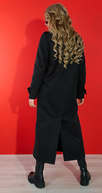 Лаконічне пальто з красивою фурнітурою (42) Київ - фото 6