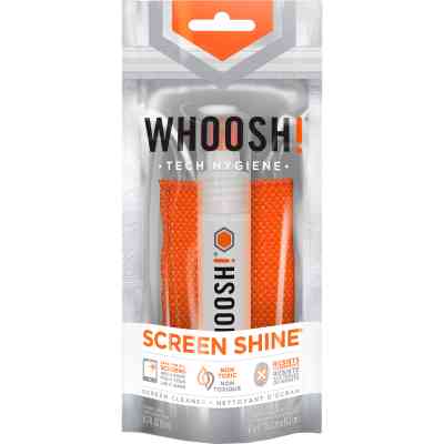 Спрей для очистки Whoosh! Screen Shine POCKET 8ml, microfiber 14x14cm (1FG08ENFR) Винница