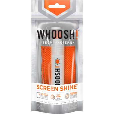Спрей для очистки Whoosh! Screen Shine POCKET 8ml, microfiber 14x14cm (1FG08ENFR) Винница - изображение 1