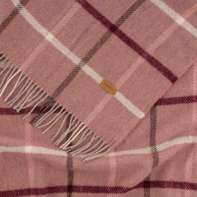 Плед Ardesto Leonardo Alpina 100% шерсть, розовый 140x200 см (ART0701LM) Винница - изображение 6