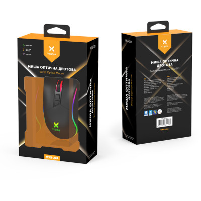 Мишка Vinga MSG-201 Black Вінниця - фото 2