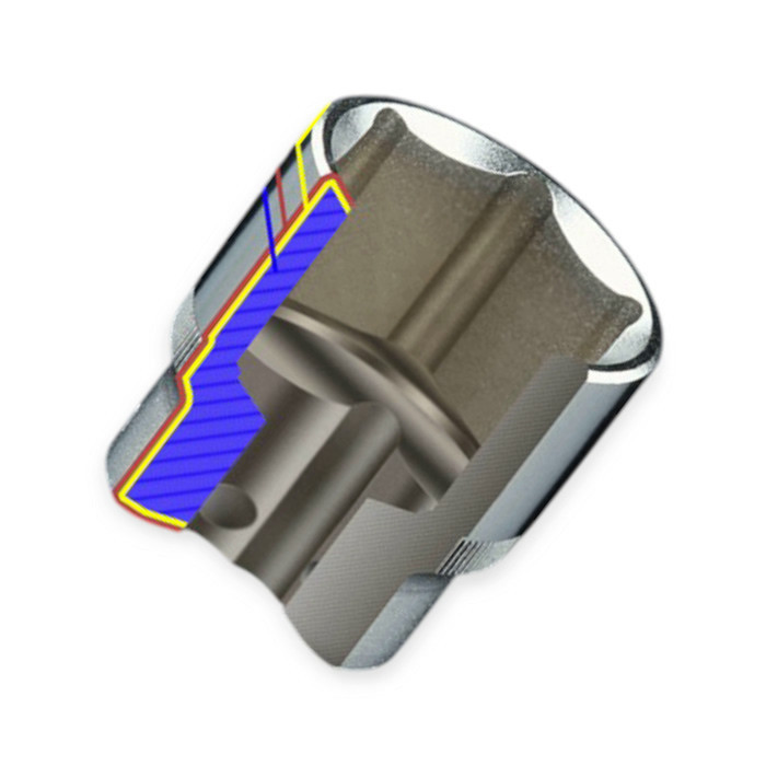 Набір інструменту 1/4" 46 шт, 4-14 мм з тріщ., подовжує., кардан, отв.-вороток, біти Storm Мукачево - фото 4