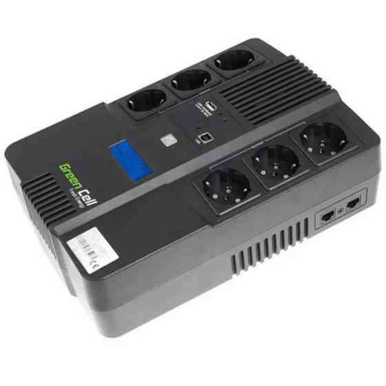 ДБЖ Green Cell AiO 600VA/360W (UPS06) джерело безперебійного живлення, упс, безперебійник Київ