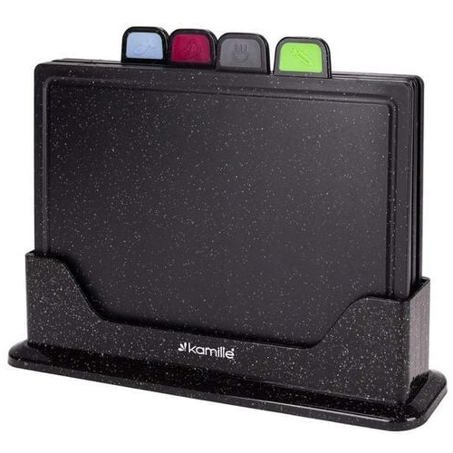 Набір дошок кухонних (4 дошки + підставка) 5225 KAMILLE Житомир