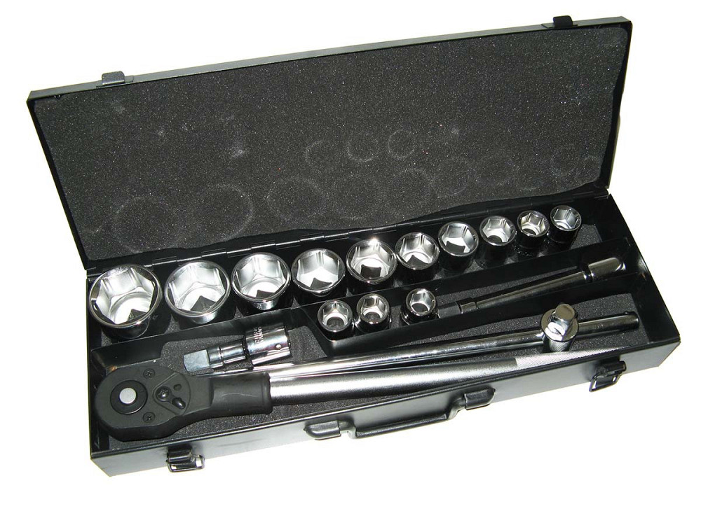 Набор инструмента 17 пр. 1/4" НГ-2017П Alloid Винница - изображение 1