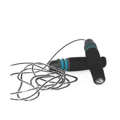 Скакалка LiveUp Jump Rope LS3137 швидкісна чорна 280см (6951376109580) Винница