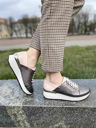 Кроссовки Sothby's темно-серебристые+пудровые размер 38 (3326) Коломия