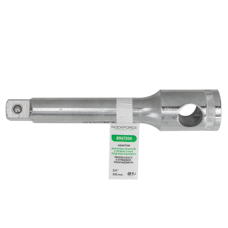 Вороток 3/4" прямий з отвором під монтування 200мм Одеса - фото 2