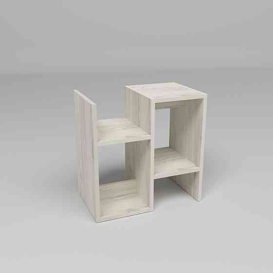 Тумба прикроватная S-1, Дуб Крафт Білий, 500/300/500 Львов