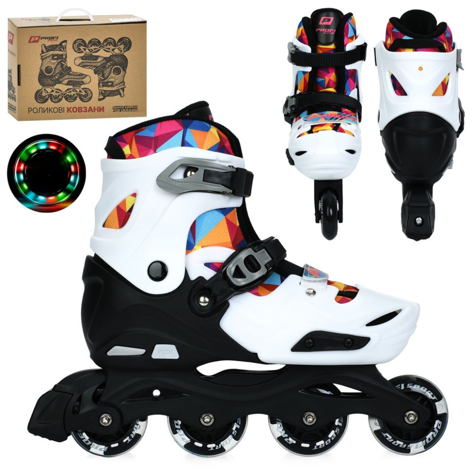 Дитячі розсувні ролики A4158-L-W, розмір 39-42 Вінниця - фото 1
