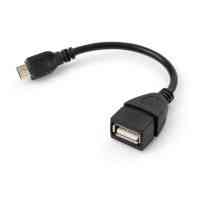 Перехідник OTG USB 2.0 AF to Micro 5P 0.15m Vinga (VCPDCOTGMBK) Київ