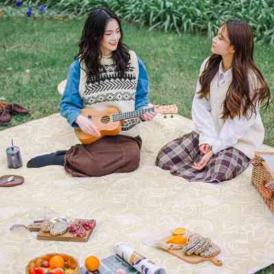 Туристичний килимок Naturehike CNH22DZ025 270 х 395 бежевий принт (6975641885498) Вінниця