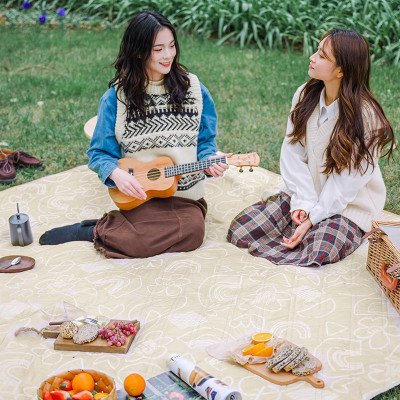 Туристический коврик Naturehike CNH22DZ025 270 х 395 бежевий принт (6975641885498) Винница - изображение 3