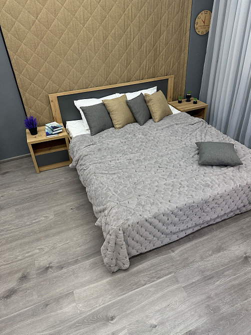 Плед-покрывало Шиншилла 210х220 см (+-5см) Светло-серый (87-021) Киев - изображение 4