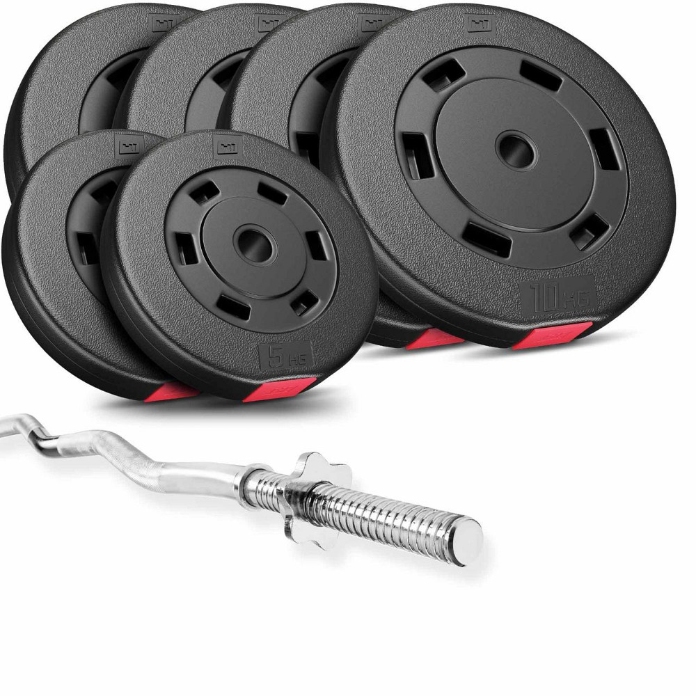 Набір Hop-Sport Premium 57кг зі штангою Киев - изображение 1