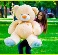 Мягкая игрушка Подарок плюшевый мишка, Плюшевый медведь Томми 150 см Бежевый Тернополь