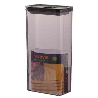 Пищевой контейнер Herevin Canister-Vacuum Lid-White-Black вакумна кришка 3 л (161194-000) Винница