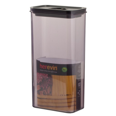 Пищевой контейнер Herevin Canister-Vacuum Lid-White-Black вакумна кришка 3 л (161194-000) Винница - изображение 3