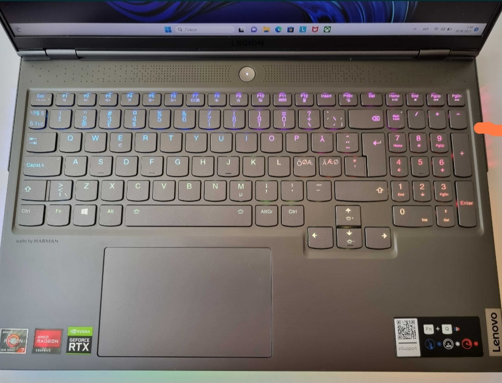 Lenovo Legion 7/R7 5800H/RTX 3070/RAM16GB/SSD1TB/2k 165Hz Ноутбук Київ - фото 4