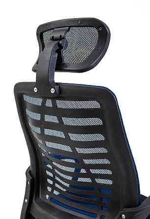 Офісне Крісло Керівника Richman Blast Сітка Чорно-синій Київ