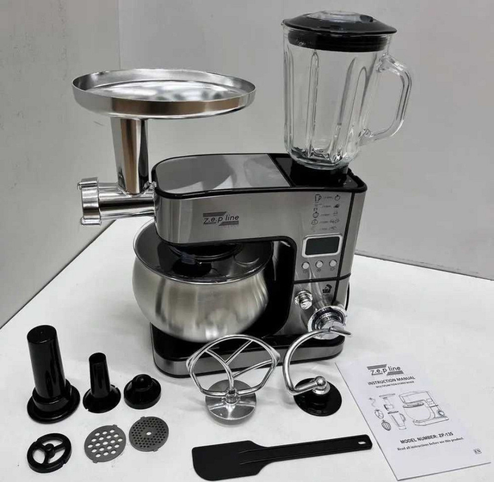 Кухонний комбайн є блендер міксер мясорубка тістоміс 7в1 з нерж. чашею. Харків - фото 3
