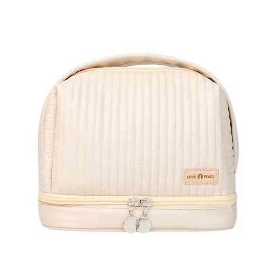 Косметичка для пренадлежностей из искусственной кожи для макияжа,бежевый Каменец-Подольский